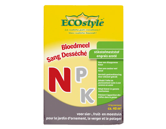 Ecostyle - Bloedmeel korrels - 1,6kg