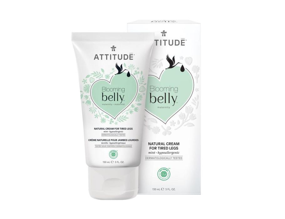 Attitude - Blooming Belly - Voetcrème voor vermoeide benen - Munt - 150ml