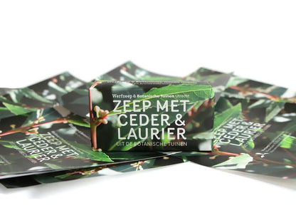Werfzeep - Botanische tuinen - Ceder & Laurier - 100gr
