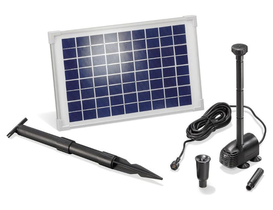 Esotec- Vijverpomp set - 10W - 610 l/h - Zonne-energie