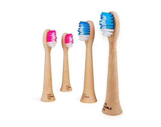 The Humble Co. - Opzetborstels - Bamboe - 4-pack - Philips Sonicare