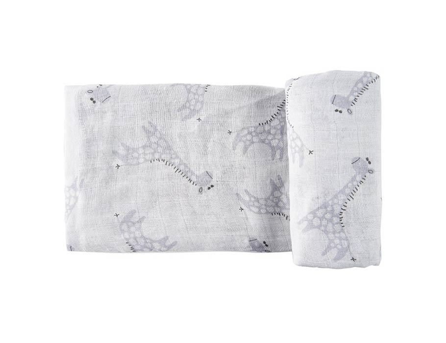 HappyBear - Blue Giraffe - Hydrofiele Doek