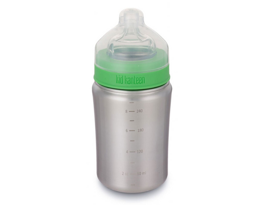 Klean Kanteen - Drinkflesje Baby 6+ M - RVS - 226ml - Medium Flow