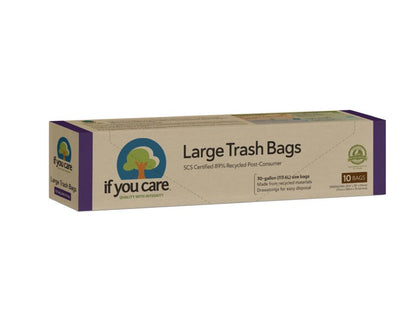 If You Care - Afvalzakken XL recycled met trekband - 113L - 10st