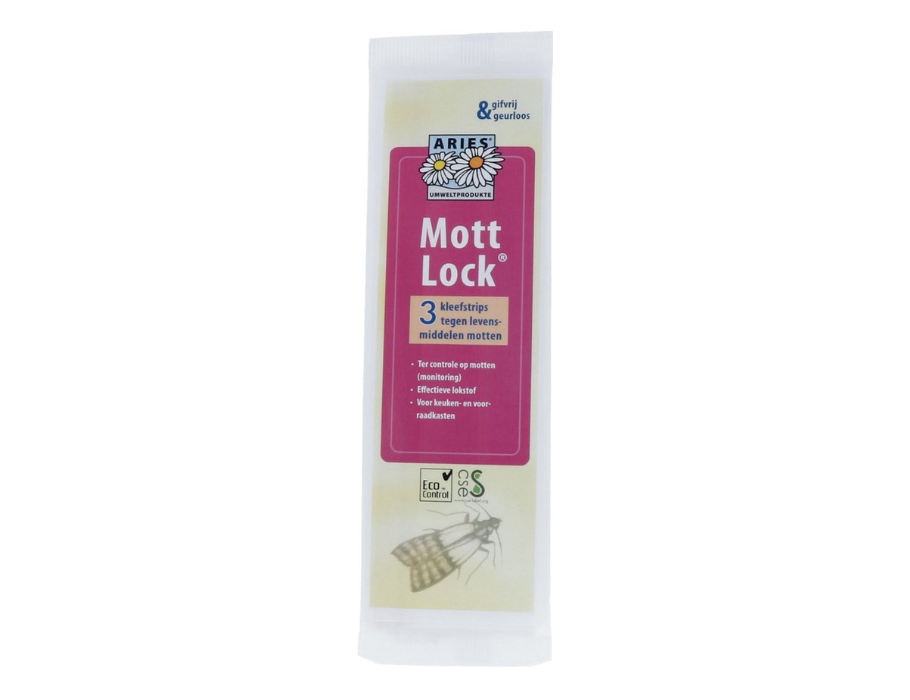 Aries - Mottlock - Mottenval Kleefstrips - Gifvrij - 3 st