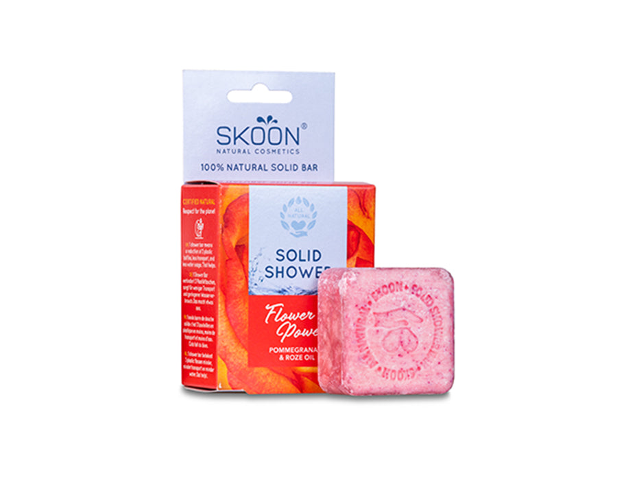Skoon - Solid Shower Bar - Flower Power - 90 gr