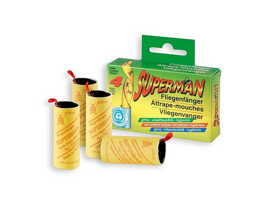 Aries - Vliegenvanger Plakstrip Superman 4 st